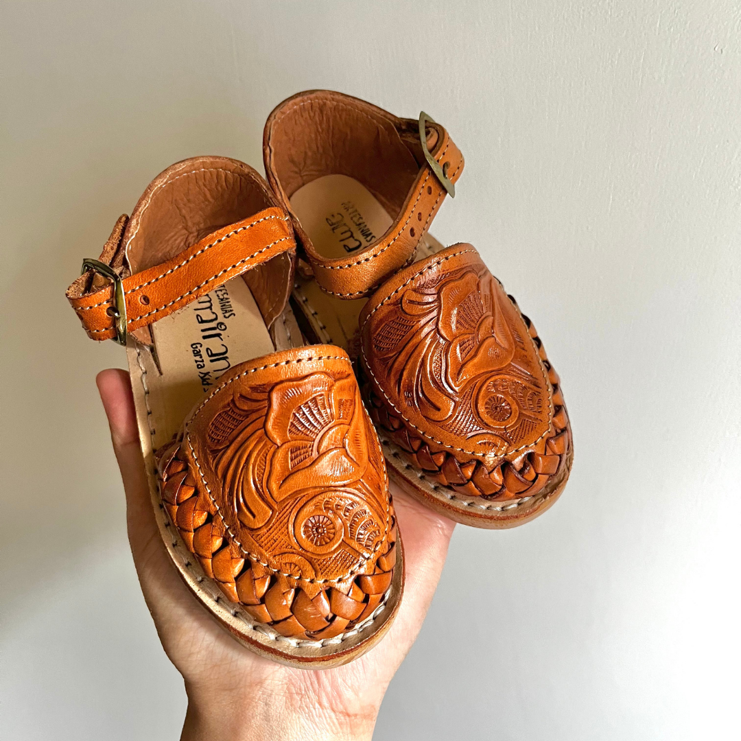 huaraches mexicanos para niñas