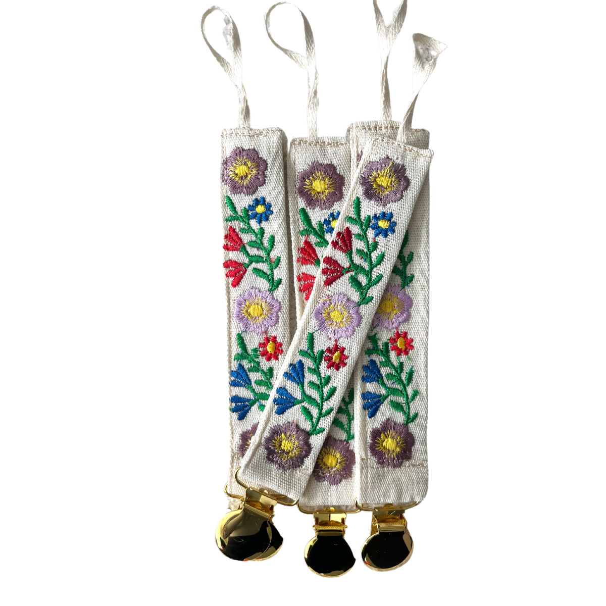 Aquila Embroidered Clip