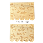 Papel Picado Wooden Milestone set